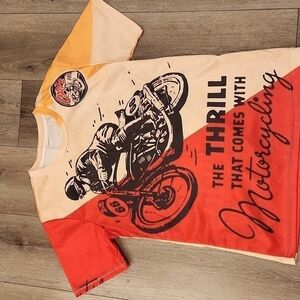 Vintage Motorcycling Short Sleeve Shirt